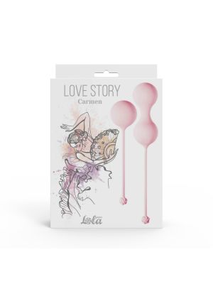 Vaginal balls set Love Story Carmen Tea Rose