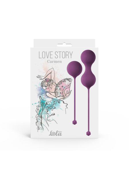 Vaginal balls set Love Story Carmen Lavender Sunset