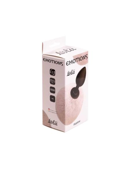 Anal Plug Emotions Fluffy White - 3
