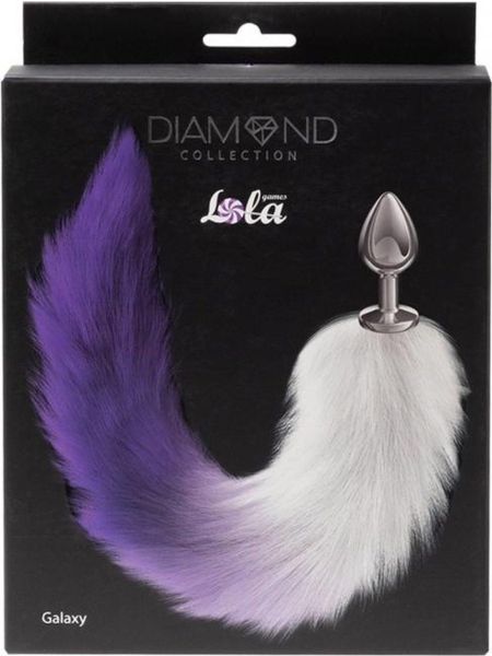 Anal Plug Diamond Galaxy Purple - 4