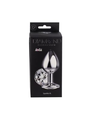 Enlarged Anal Plug Diamond Clear Sparkle XL - image 2