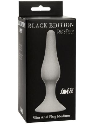 Plug-Slim Anal Plug Medium Grey
