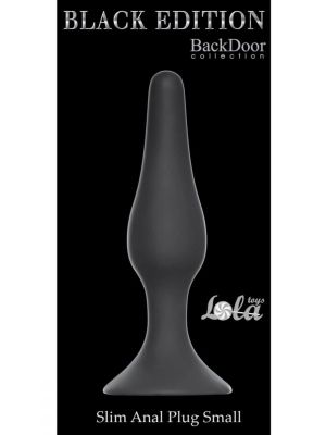 Plug-Slim Anal Plug Small Black