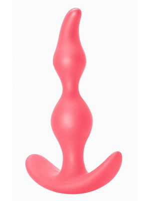 Plug-Anal Plug Bent Anal Plug Pink - image 2