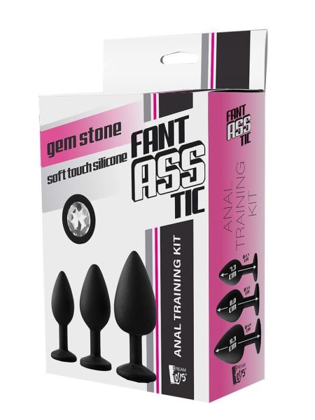 FANTASSTIC ANAL TRAINING KIT WHT STONE
