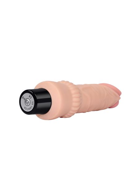 7.8"" REAL SOFTEE Vibrating Dildo - 3
