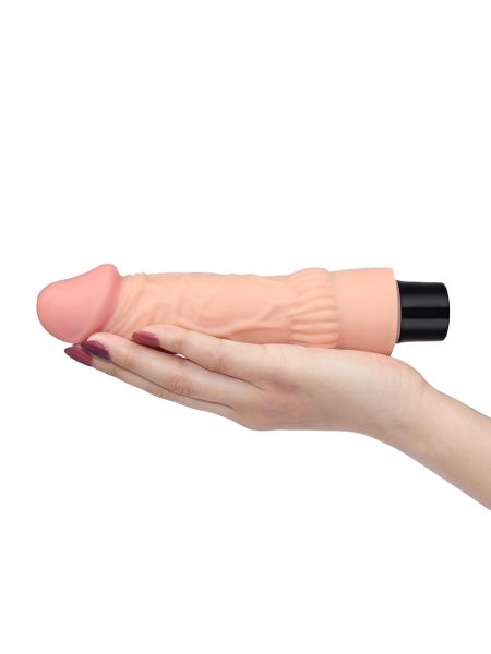 7.8"" REAL SOFTEE Vibrating Dildo - 4