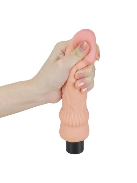 7.8"" REAL SOFTEE Vibrating Dildo - 6