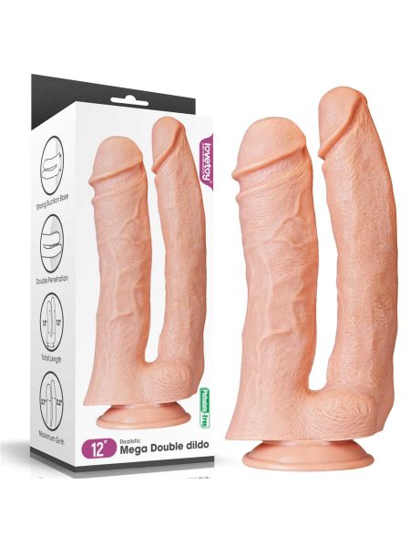 12'' Realistic Mega Double Dildo