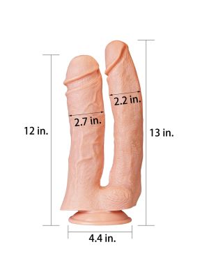 12'' Realistic Mega Double Dildo - image 2