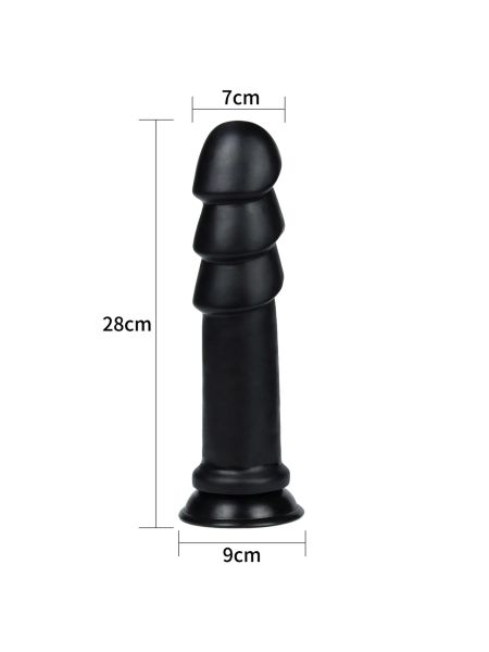 11.25"" King Sized Anal Ripples - 9