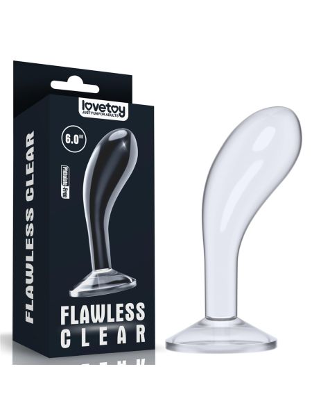 Flawless Clear Prostate Plug 6.0''