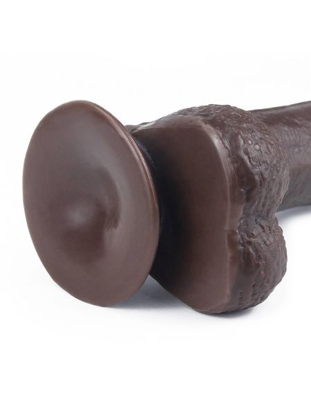 7'' Sliding Skin Dual Layer Dong - Black - 6