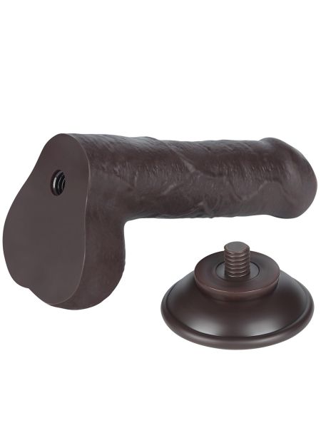 7'' Sliding Skin Dual Layer Dong Black - 8