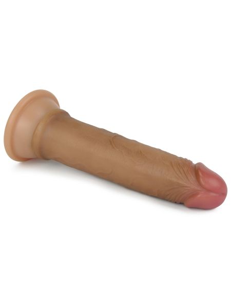 7'' Dual layered Platinum Silicone Cock - 6