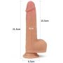 8.5"" Dual layered Silicone Rotating Nature Cock Anthony - 3