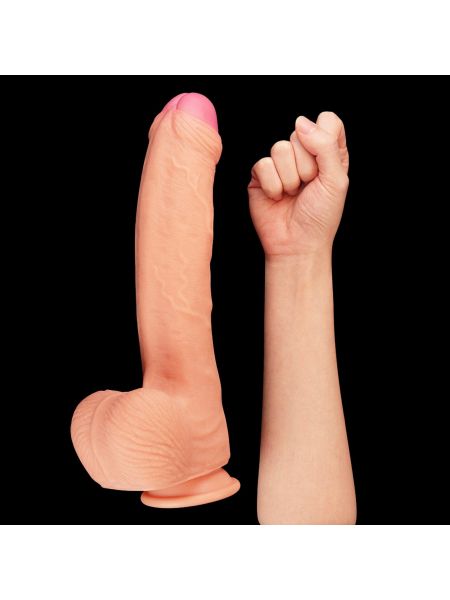 11"" Dual Layer Platinum Silicone Cock - 7
