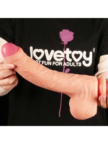 11"" Dual Layer Platinum Silicone Cock - 9