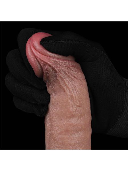 9.5" REAL SOFTEE Rechargeable Silicone Vibrating Dildo - 15