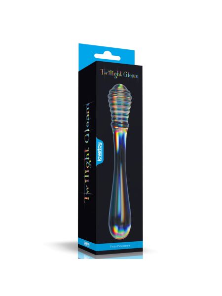 Twilight Gleam Glass Dildo