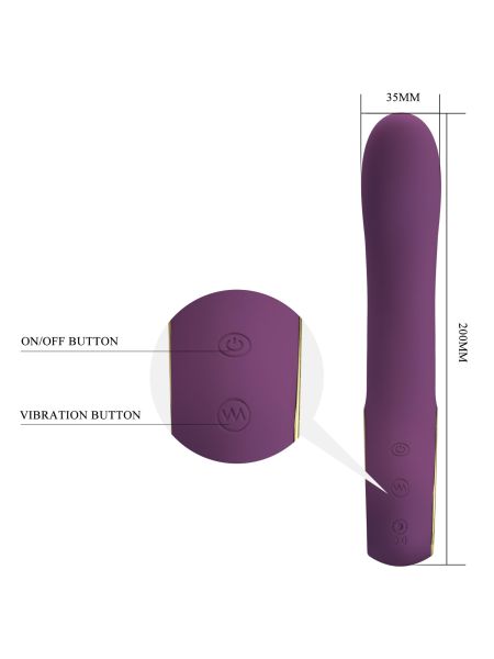 PRETTY LOVE - Ethan purple, 12 vibration functions Mobile APP Long-distance Control - 7
