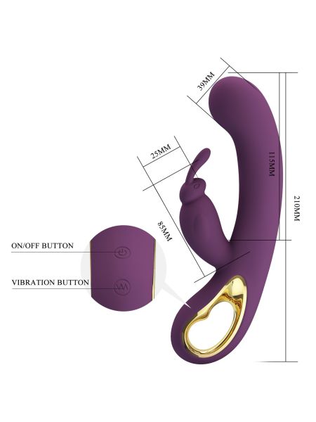 PRETTY LOVE - Liam purple, 12 vibration functions Mobile APP Long-distance Control - 17