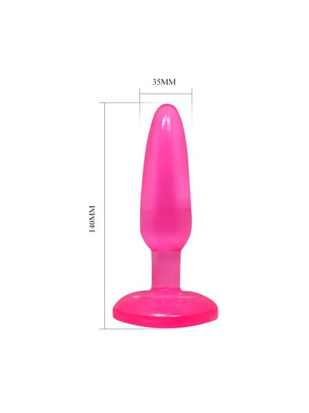 BAILE- BUTT PLUG PINK / RED - 6
