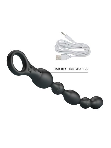 PRETTY LOVE - Van, 10 vibration functions Beaded Anal Vibrator! - 8