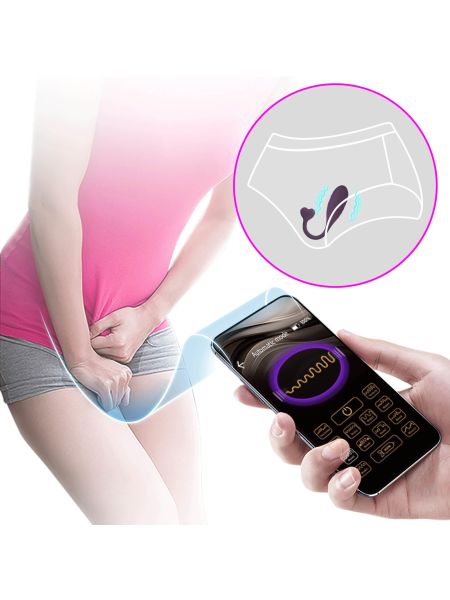 PRETTY LOVE - Fisherman Purple, 12 vibration functions Mobile APP remote control - 6