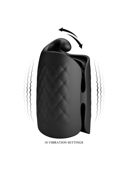 PRETTY LOVE - Black Glans Trainer, 10 vibration functions - 2