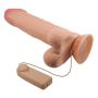 BAILE - Sliding Skin 9,4'' Flesh Vibration Bendable Suction base TPR ABS - 6