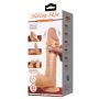 BAILE - Sliding Skin 9,4'' Flesh Vibration Bendable Suction base TPR ABS - 13