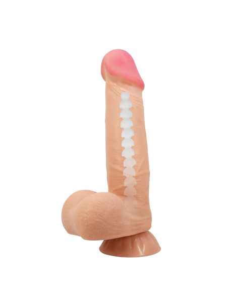 BAILE - Sliding Skin 8,5'' Flesh Suction base Bendable TPR - 7