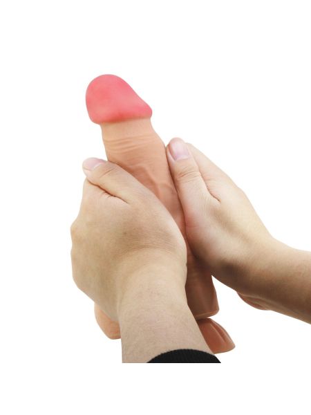 BAILE - Sliding Skin 8,5'' Flesh Suction base Bendable TPR - 2