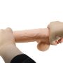 BAILE - Sliding Skin 8,5'' Flesh Suction base Bendable TPR - 4