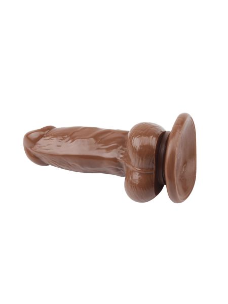 JUMBO JACK 6" Dildo-Brown - 5