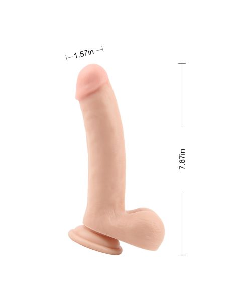 Ballsy Super Cock Matt Harpring 7.8" Dildo - 3