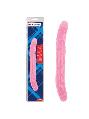 Hi-Rubber 12.8 Inch DoubleDildo-Pink