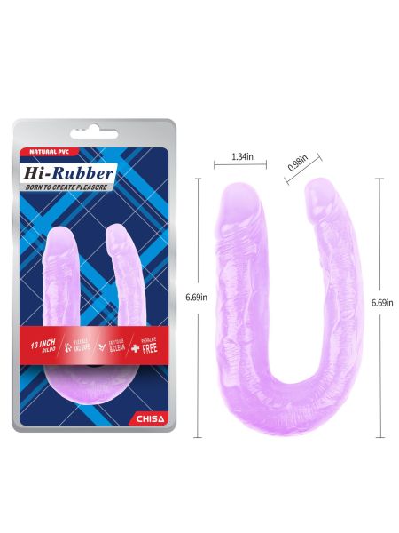 13 Inch Dildo-Purple - 6