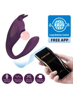 SHEY, 10 vibration functions 10 tapping functions Mobile APP Long-distance Control - image 2