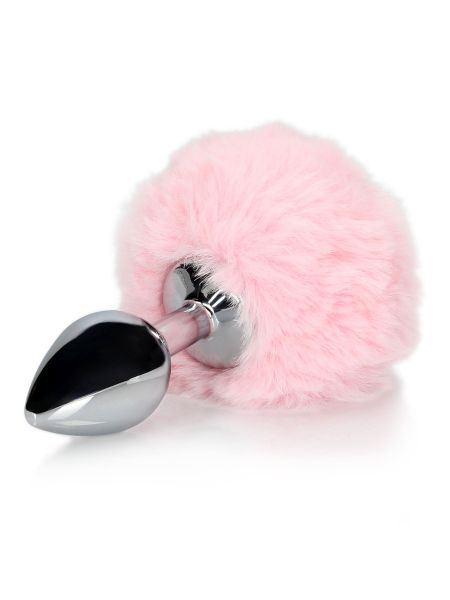 Bunny Tail with Metal Butt Plug