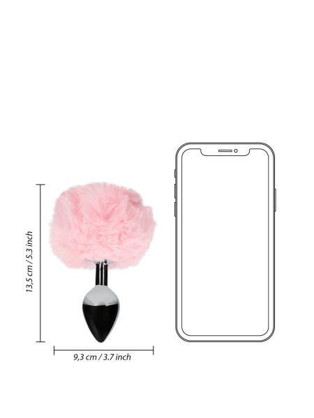 Bunny Tail with Metal Butt Plug - 9