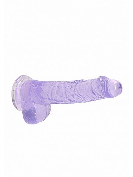 6"" / 15 cm Realistic Dildo With Balls - Purple - 6