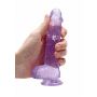 6"" / 15 cm Realistic Dildo With Balls - Purple - 8
