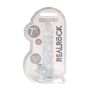 7"" / 18 cm Realistic Dildo With Balls - Transparent - 3