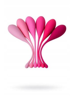 xEROMANTICA Set of 6 vaginal balls K-ROSE,silicone, pink