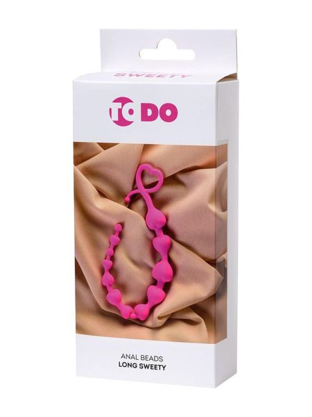 ToDo Long Sweety Pink Anal Beads - 3
