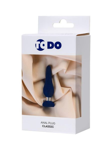 ToDo Classic Blue Anal Plug S - 5