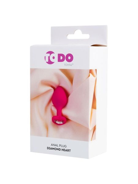 Anal Plug Diamond Heart - 4