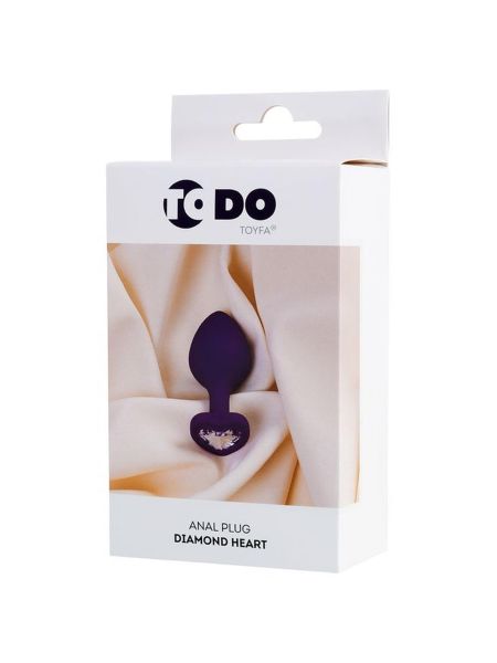 Anal Plug Diamond Heart - 5